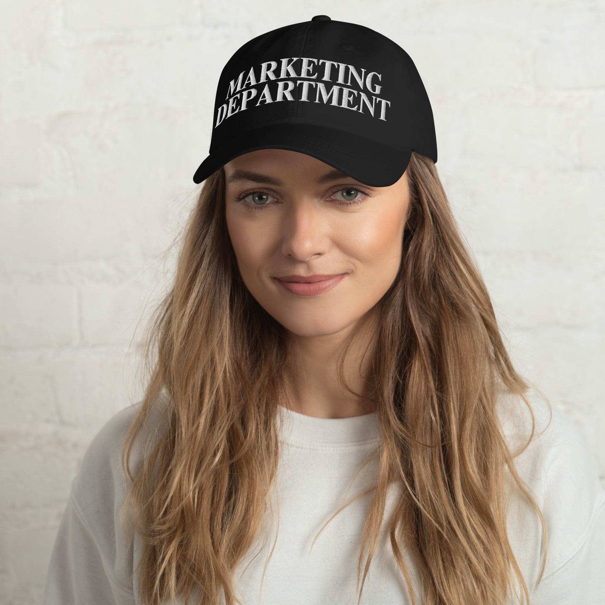 The Marketing Dept Hat (White Text)