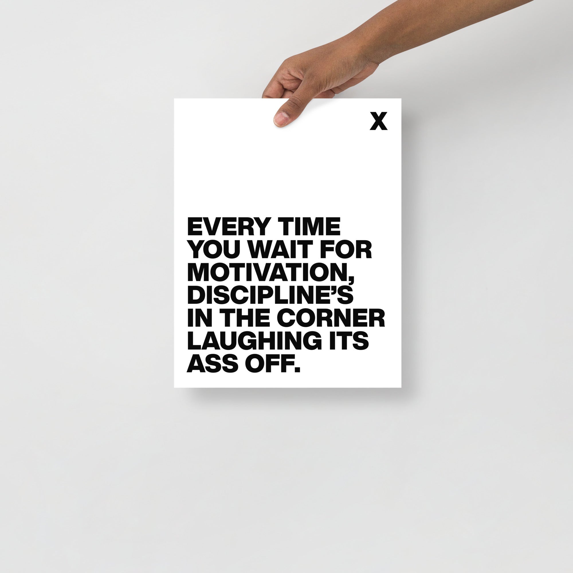 Waiting for Motivation Poster