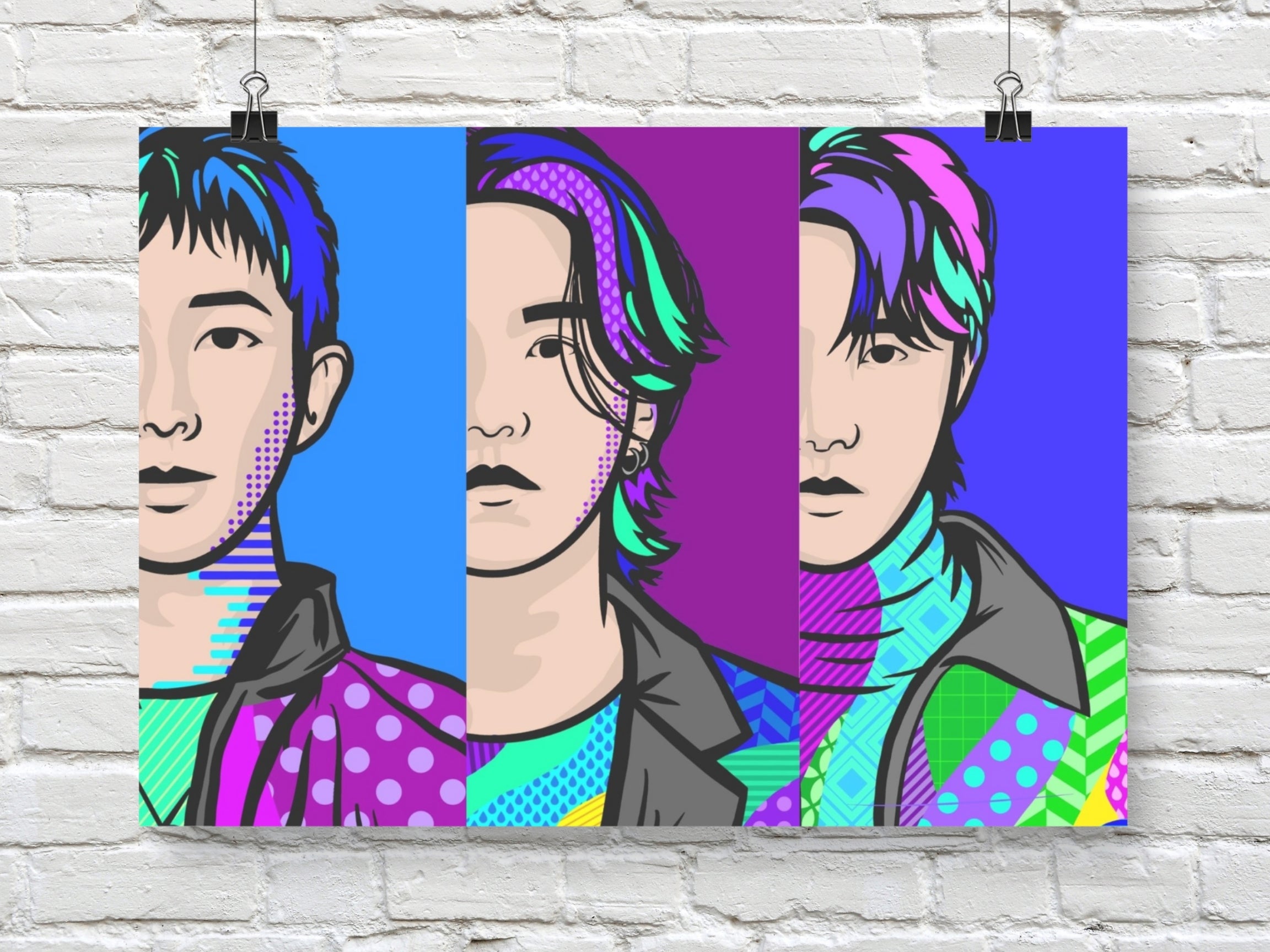 Rap Line on the Wall