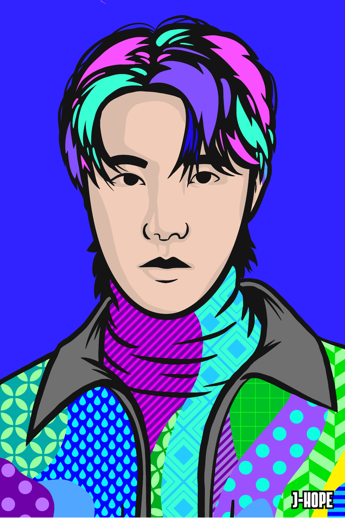 BTS Arirang World Tour — Pop Art Mini Poster (Digital Download)