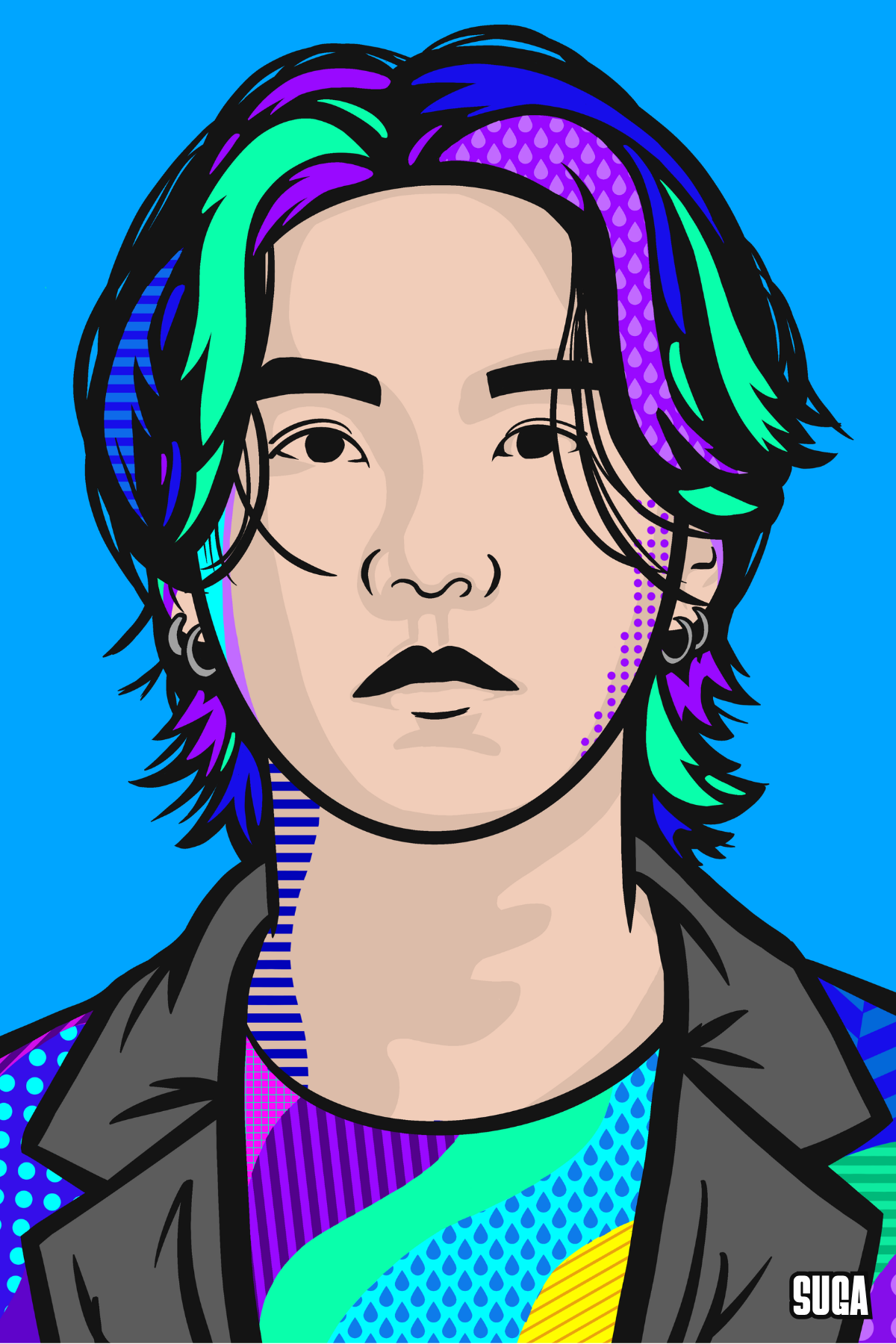 BTS Arirang World Tour — Pop Art Mini Poster (Digital Download)