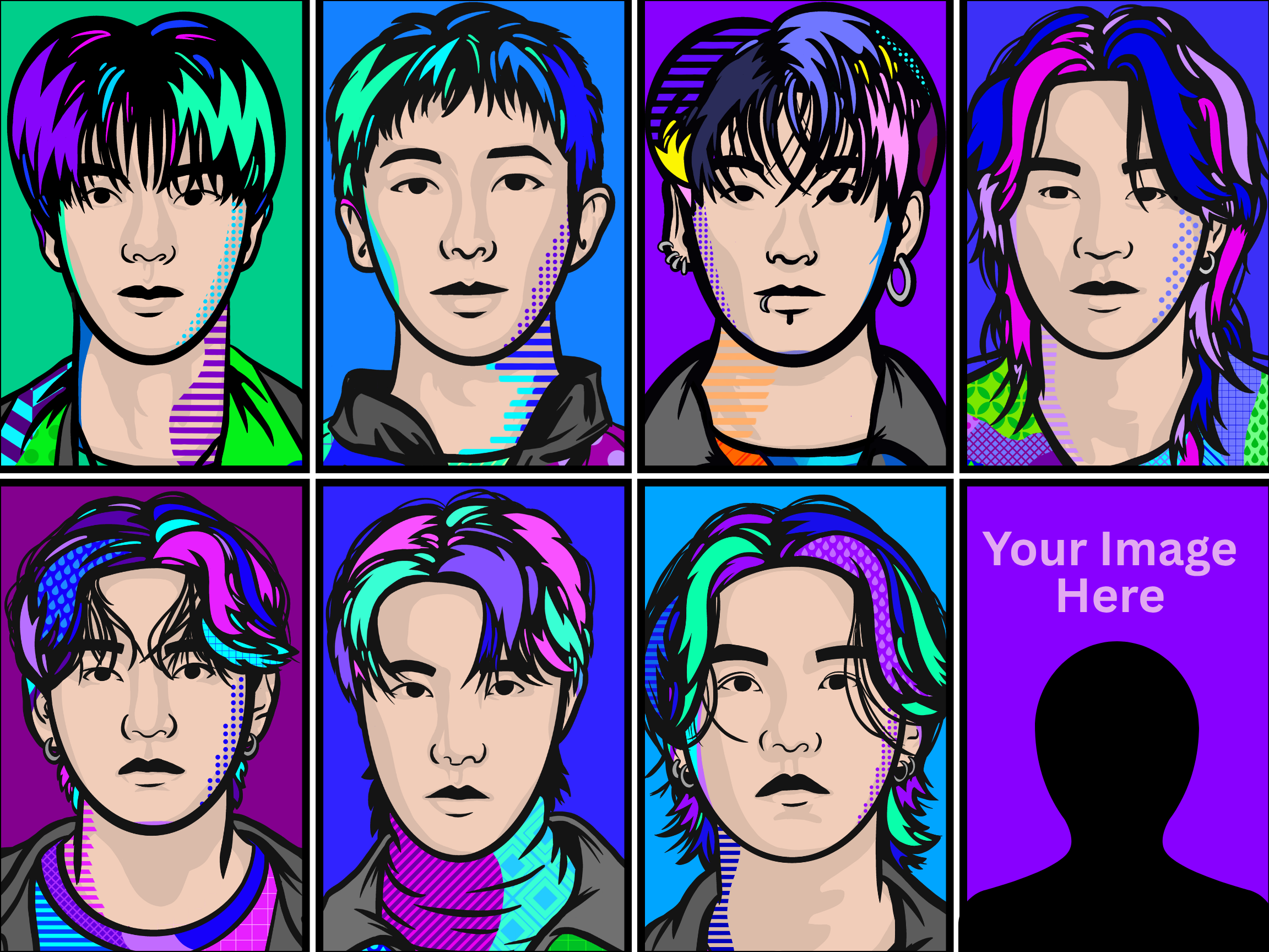 The 8th Member — Custom Portrait Commission (Digital Download)