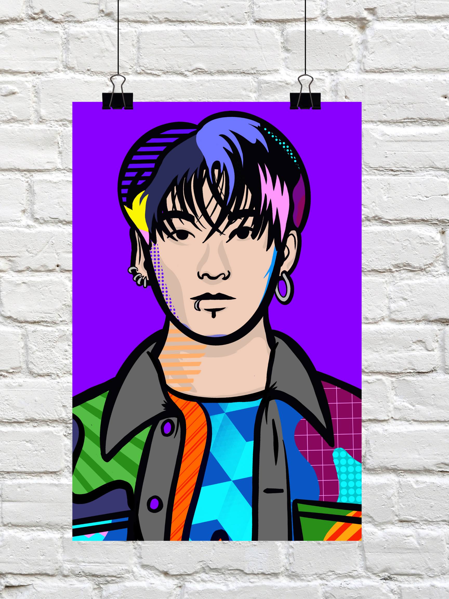 JK — BTS Pop Art Poster