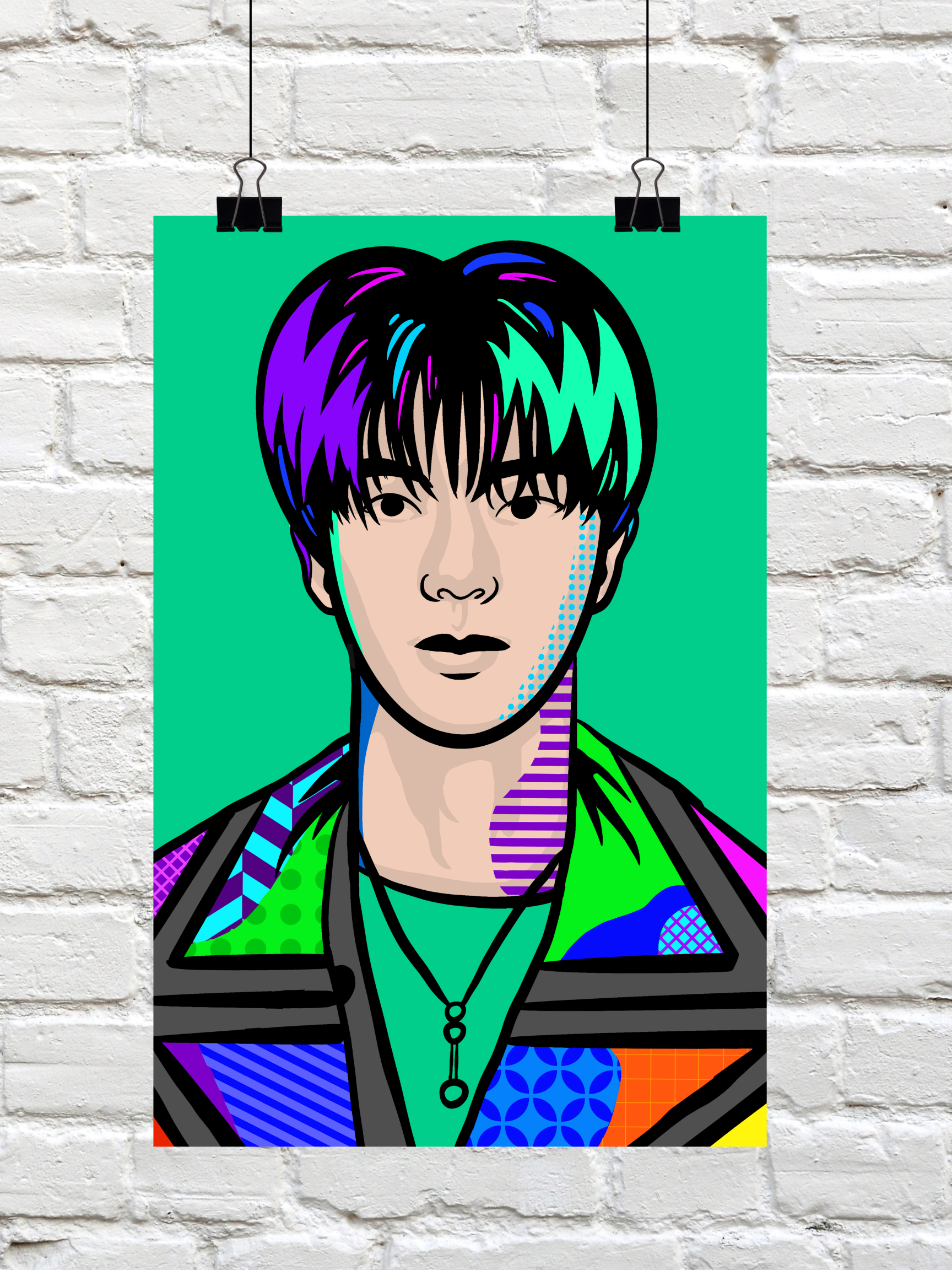 Jin — BTS Pop Art Poster