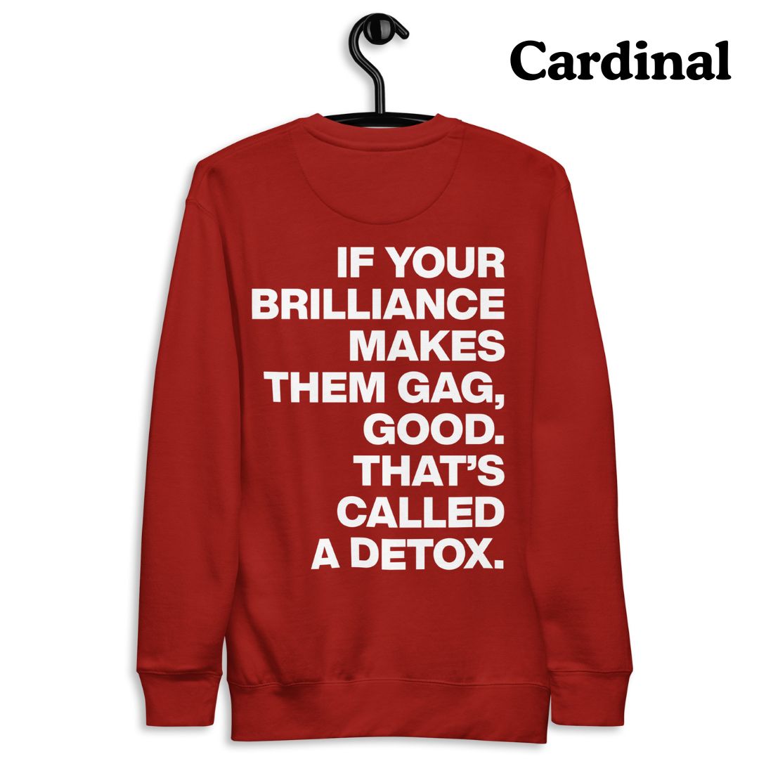 The Detox Sweatshirt (White Text)