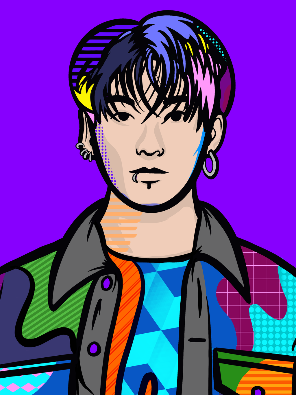 JK — BTS Pop Art Poster
