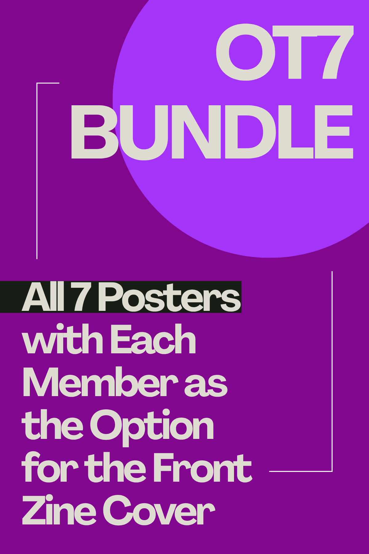 BTS Arirang World Tour — Pop Art Mini Poster (Digital Download)