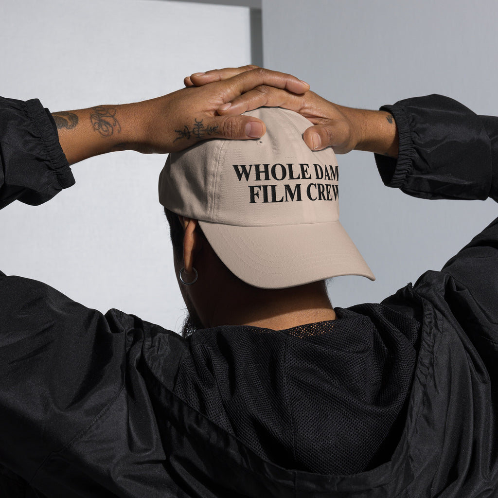 The Film Crew Hat (Black Text)