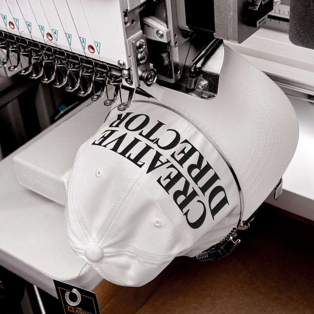 The Creative Director Cap (Black Text)