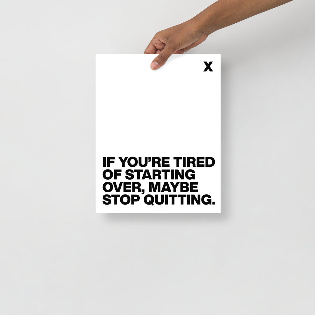 Today's Excuse Poster