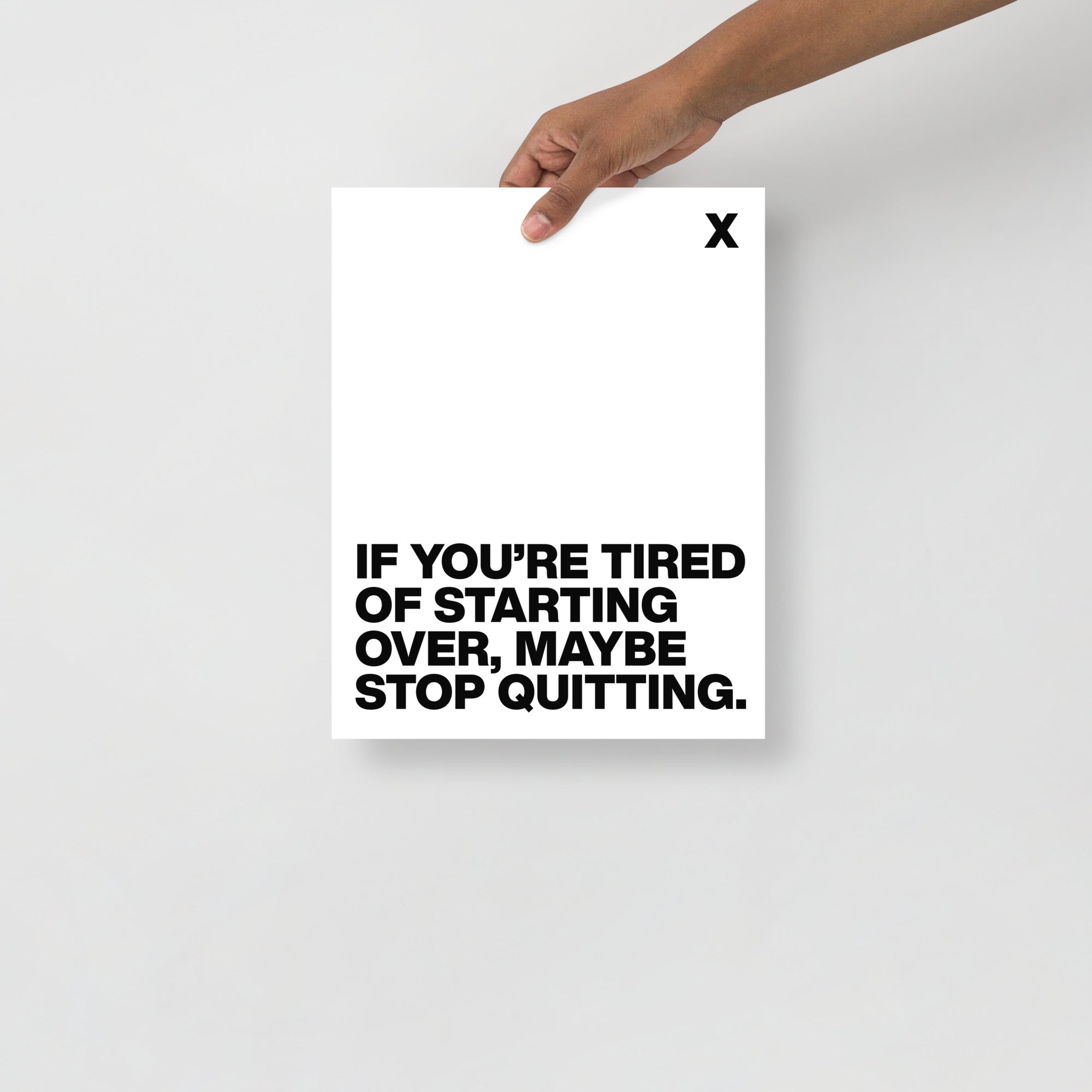 Today's Excuse Poster