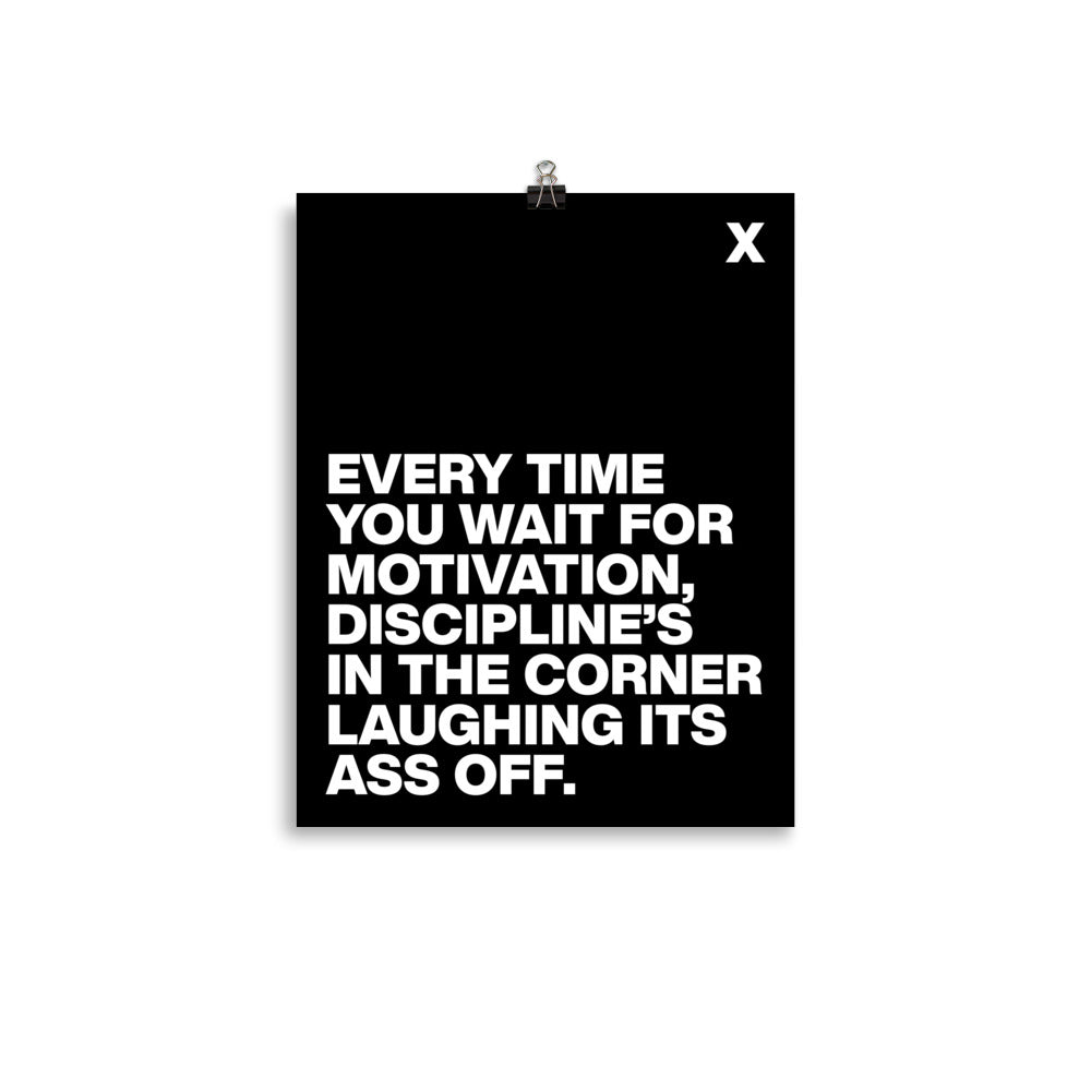 Waiting for Motivation Poster