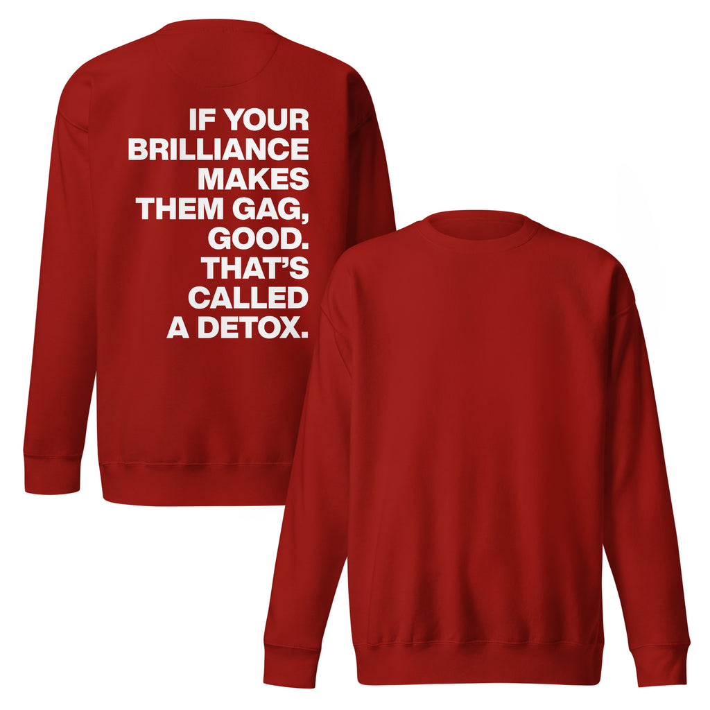The Detox Sweatshirt (White Text)